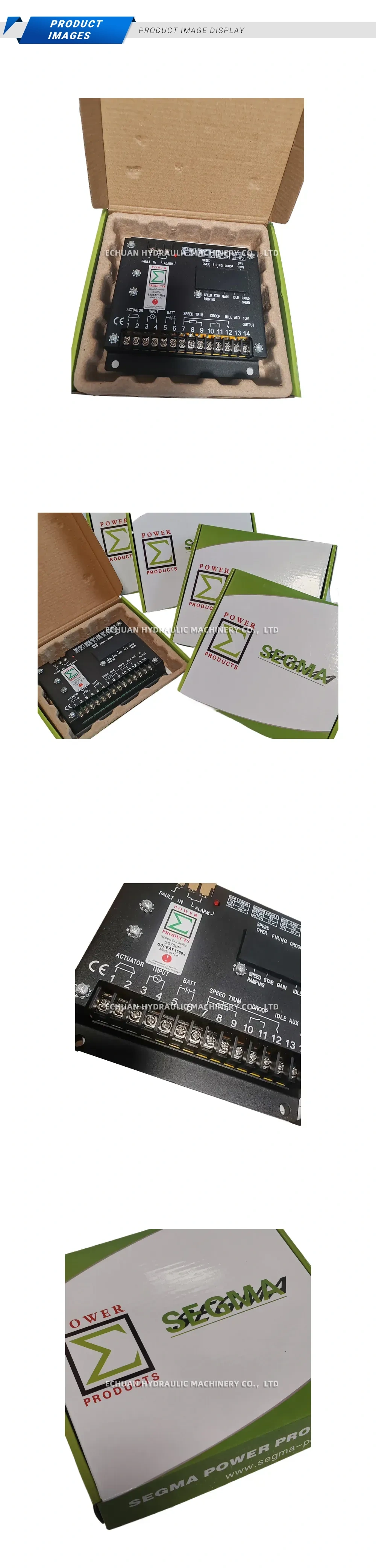 Segma S6700H Speed Controller Description