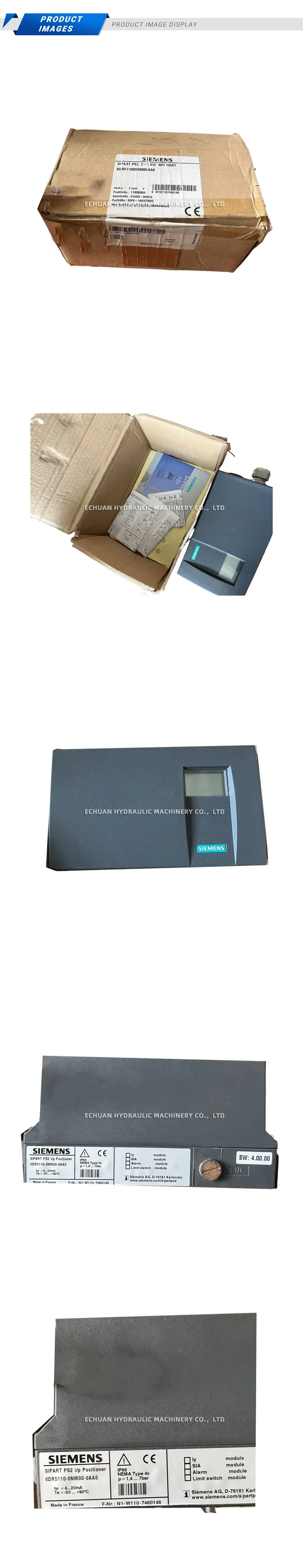 Siemens 6DR5110-0NM00-0AA0 SIPART PS2 i/p Positioner Description
