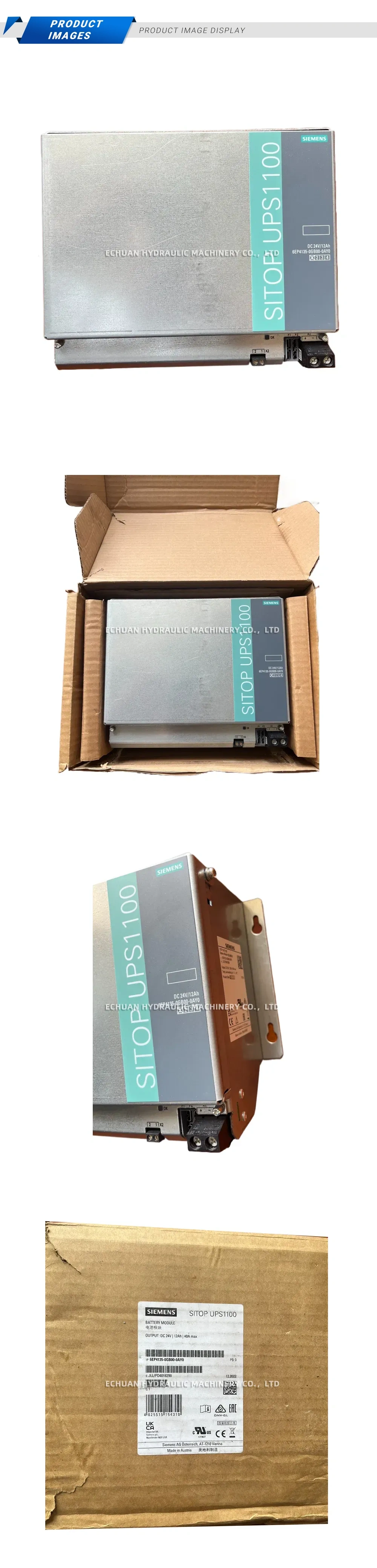 Siemens 6EP4135-0GB00-0AY0 Battery Module Description