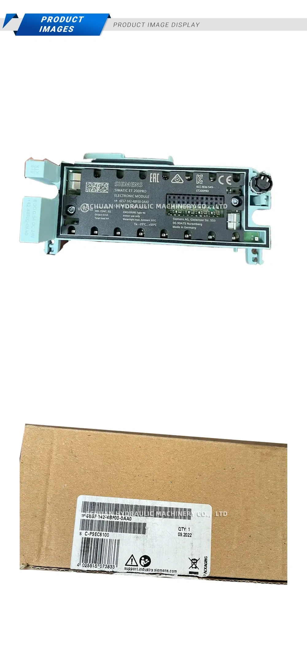 Siemens 6ES7 142-4BF00-0AA0 SIMATIC ET 200PRO Electronic Module Description