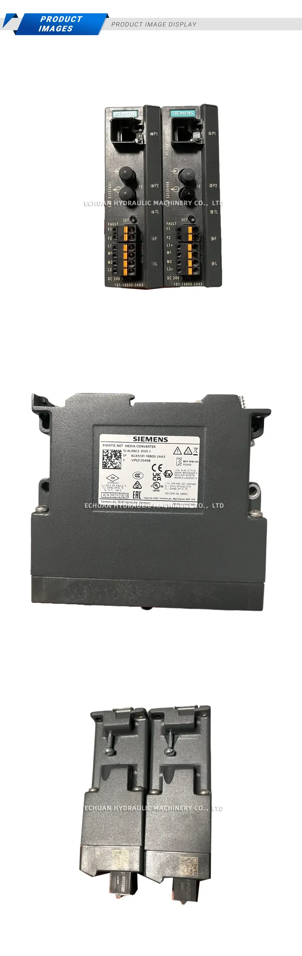 Siemens 6GK5101-1BB00-2AA3 SIMATIC NET Media Converter SCALANCE X101-1 Description