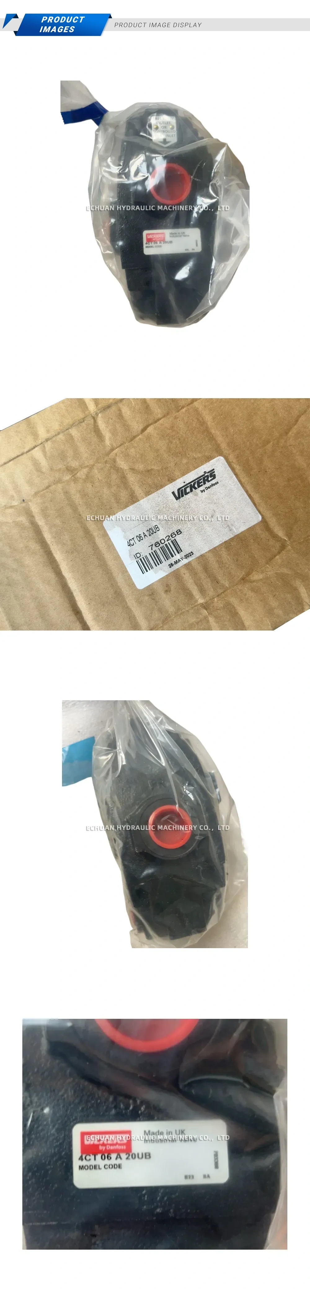 Vickers 4CT 06 A 20UB Industrial Valve Description
