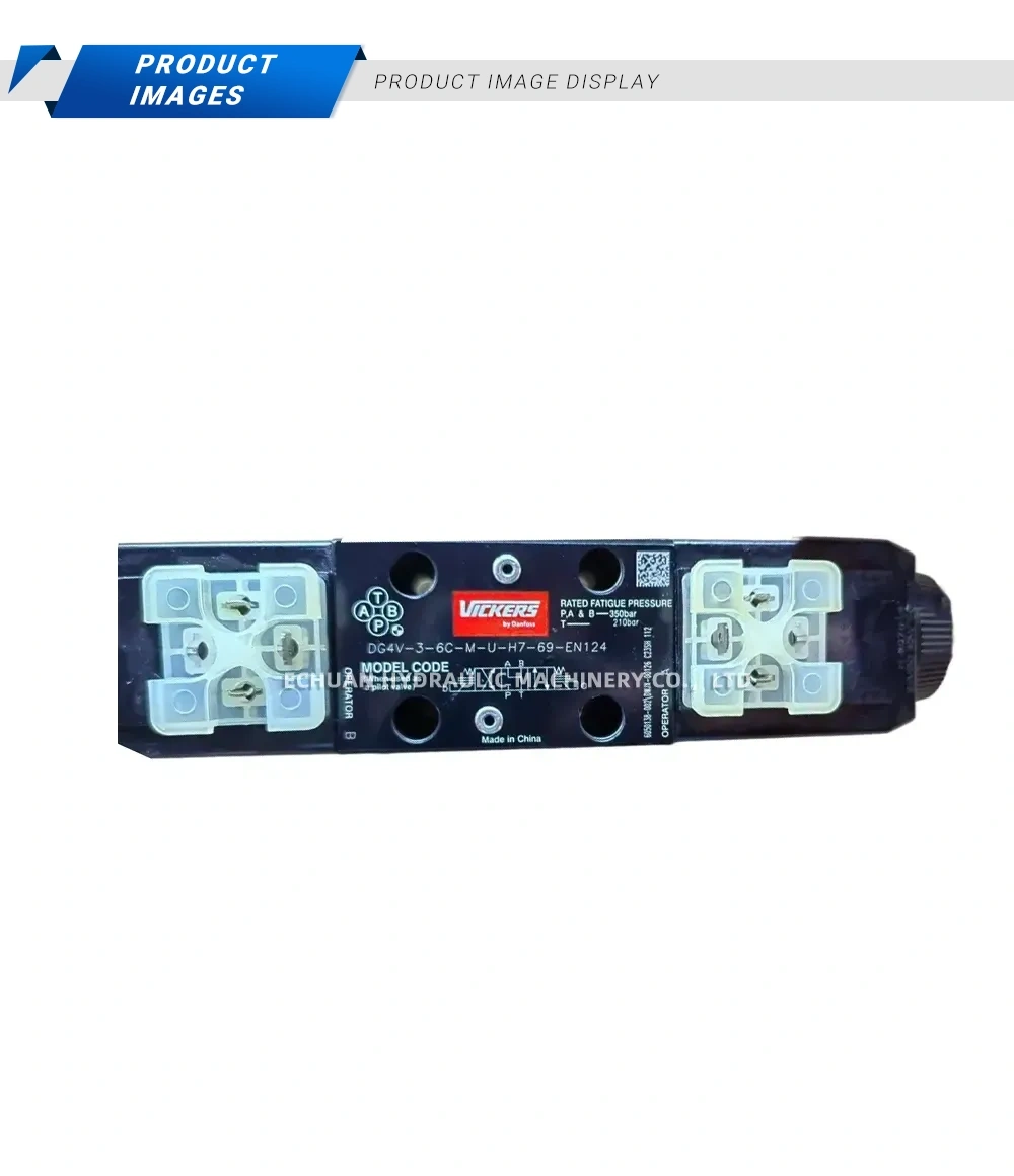 Vickers DG4V-3-6C-M-U-H7-60-EN124 Solenoid Operated Directional Valve Description