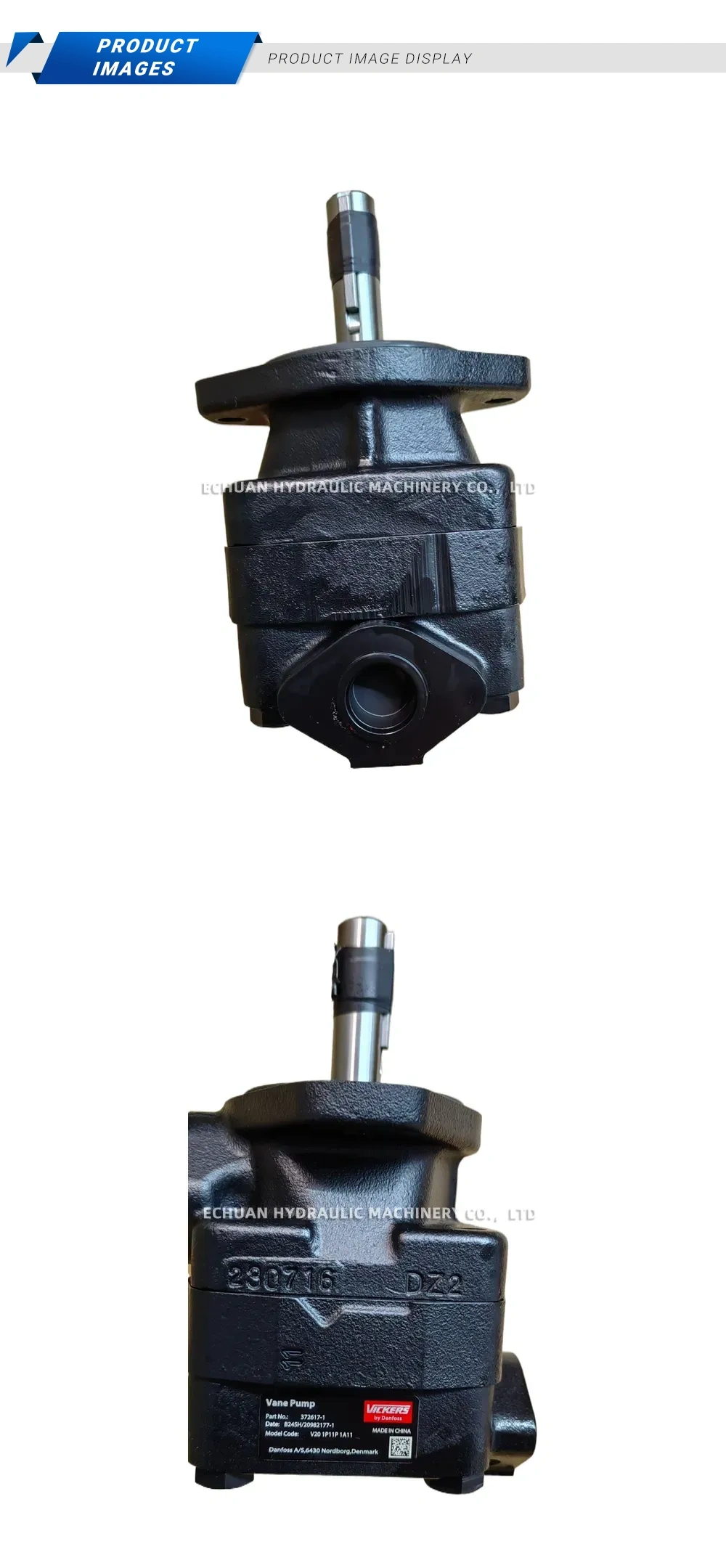 Vickers V20 1P11P 1A11 Vane Pump Description