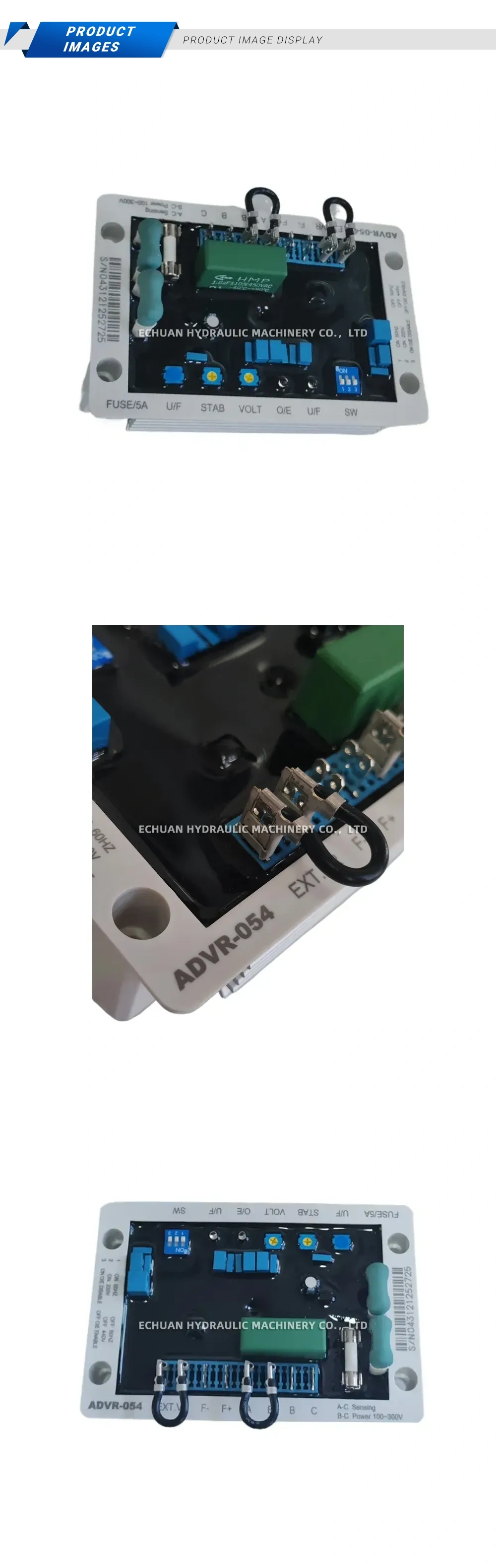 ADVR-054 Automatic Voltage Regulator Description