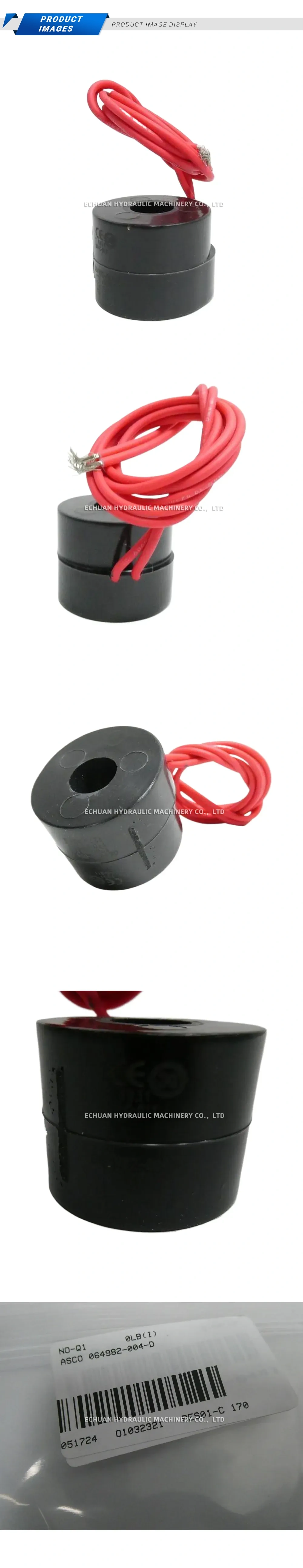 ASCO 064982-004-D Solenoid Coil Description