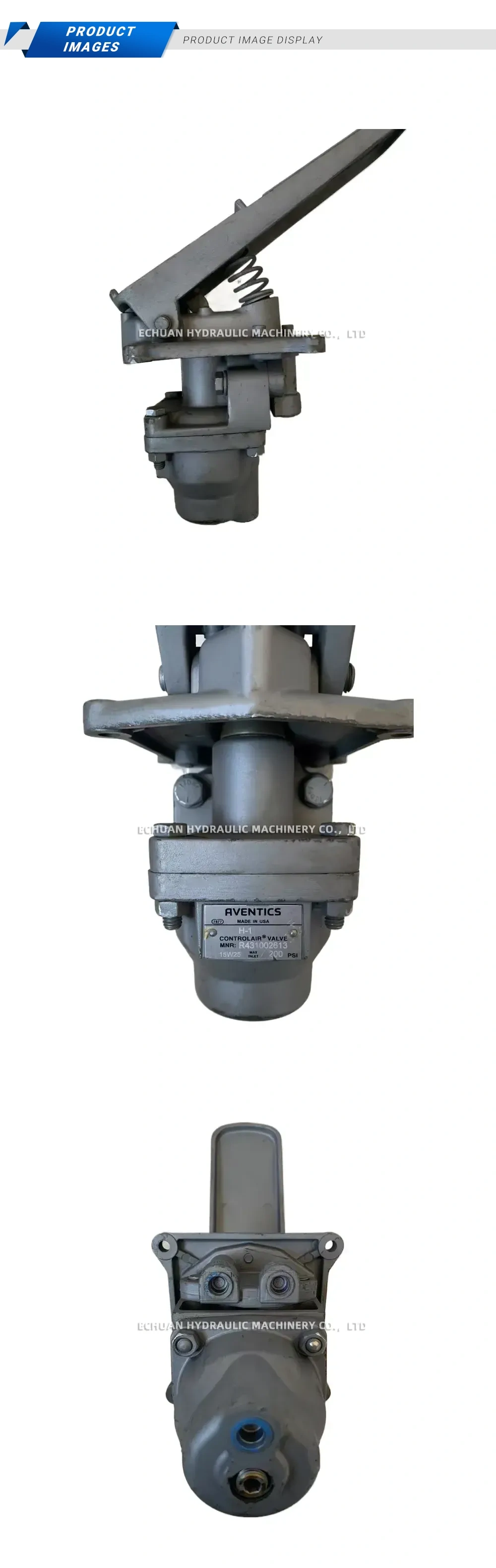 AVENTICS H-1 Controlair Valve Description