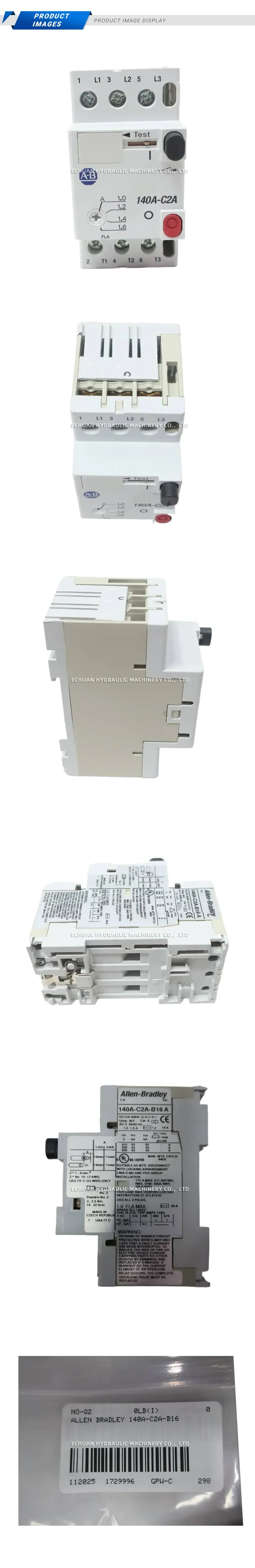 Allen-Bradley 140A-C2A-B16 A Manual Motor Controller Description