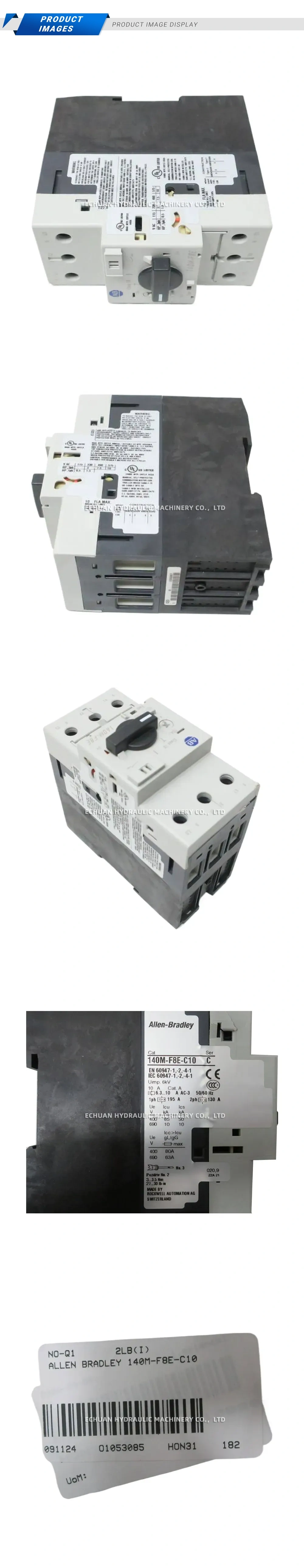 Allen-Bradley 140M-F8E-C10 Manual Motor Controller / Motor Protection Circuit Breaker Description