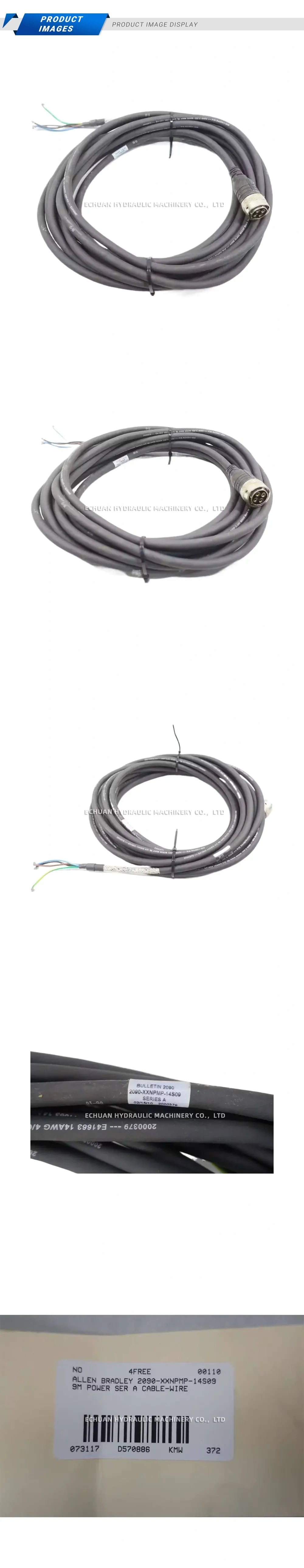 Allen-Bradley 2090-XXNPMP-14S09 Servo Motor Power Cable Description