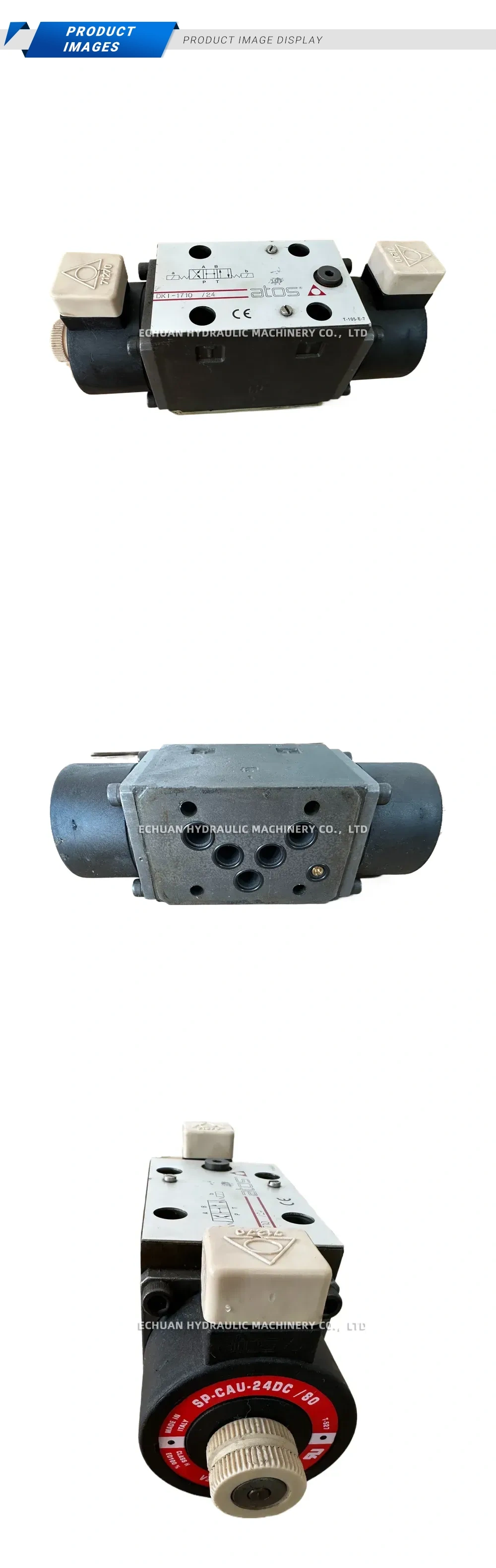 Atos DK1-1710/24 Solenoid Operated Directional Control Valve Description