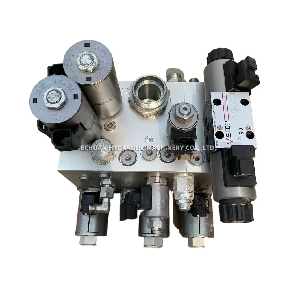 Atos / Hydraforce / EIM Fluid SDHE-0713-X 24 DC 10S Hydraulic Solenoid Valve Manifold Assembly