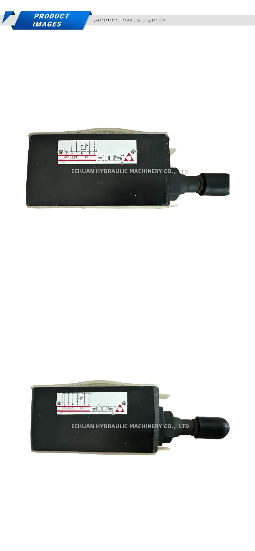 Atos JPQ-223 Hydraulic Throttle Valve Description