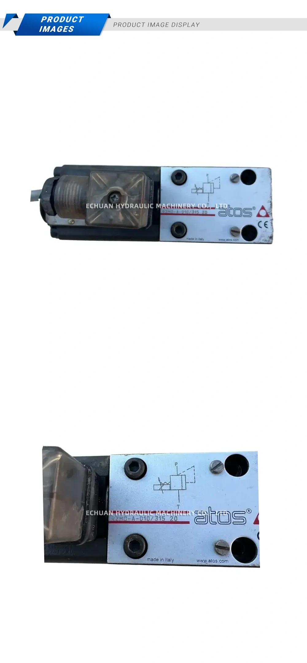 Atos RZMO-A-010/315 20 Proportional Pressure Relief Valve Description