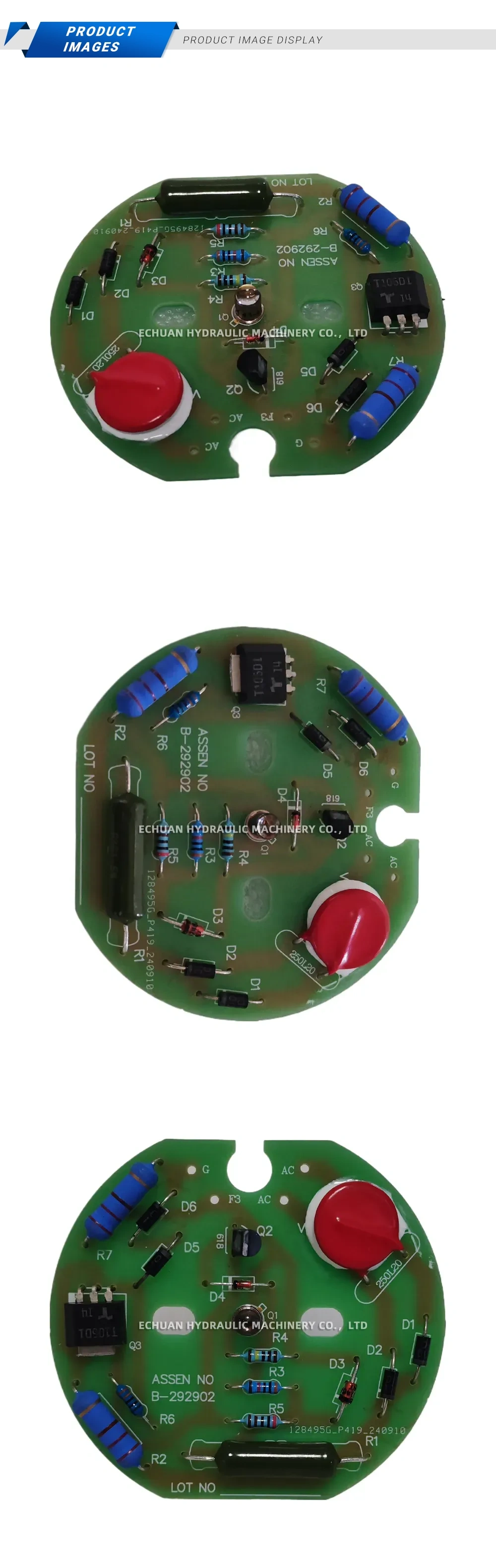 B-292902 Circular PCB Control Board Description