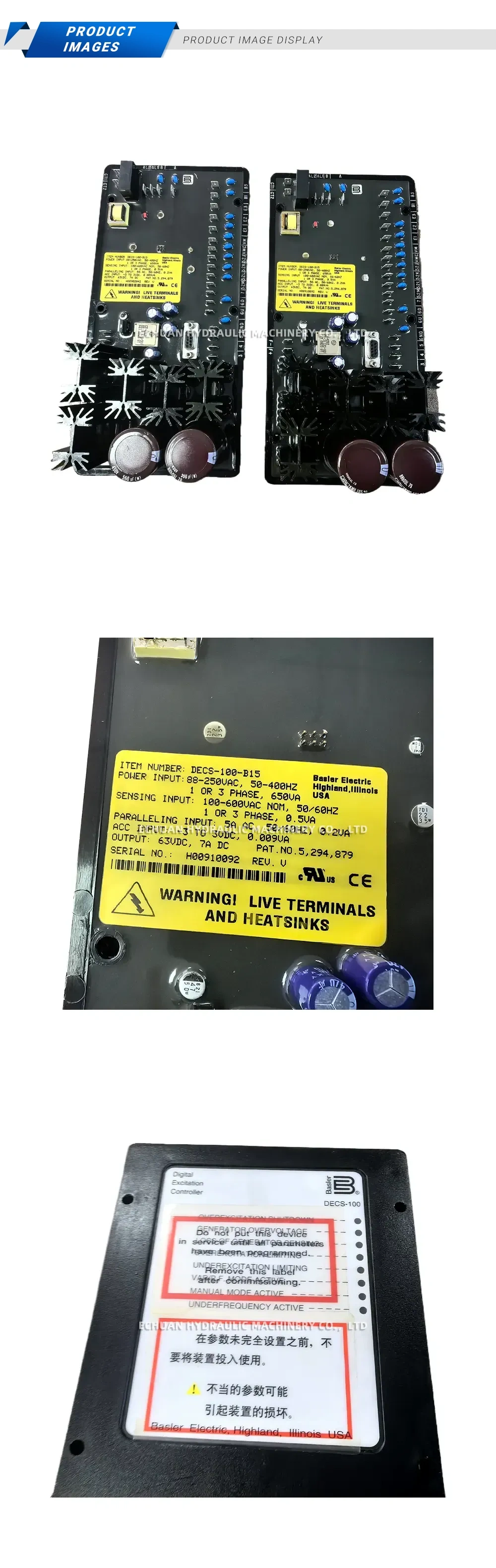 Basler DECS-100 Digital Excitation Controller Description