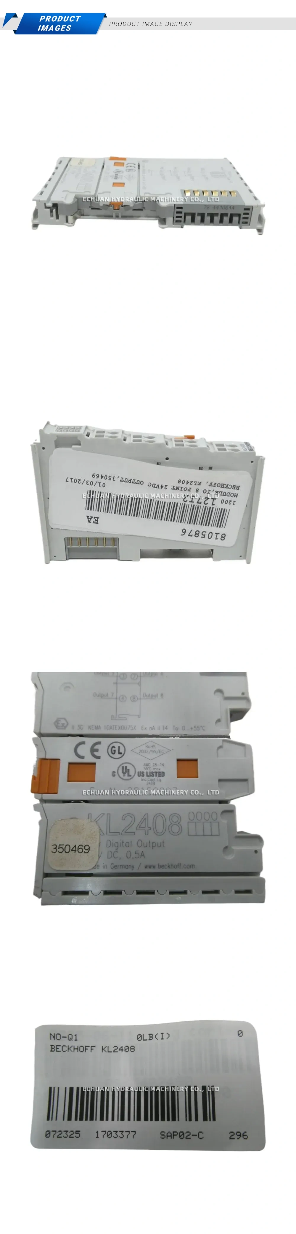 Beckhoff KL2408 Digital Output Terminal Description