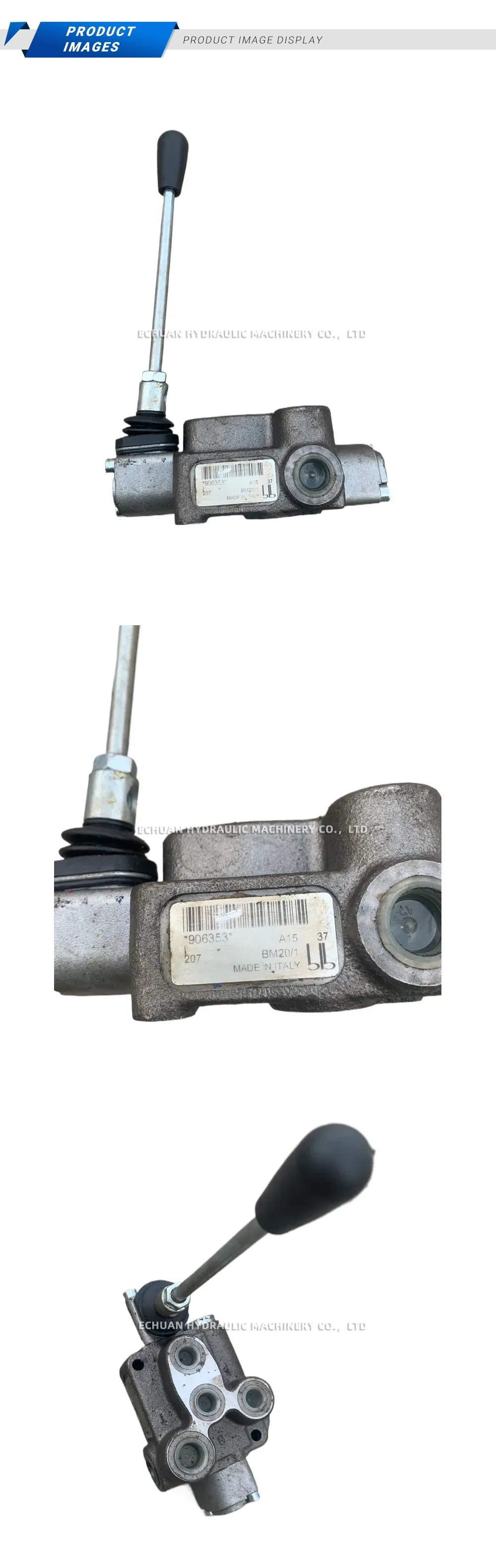 Brevini BM20/1 Manual Hydraulic Directional Control Valve Description