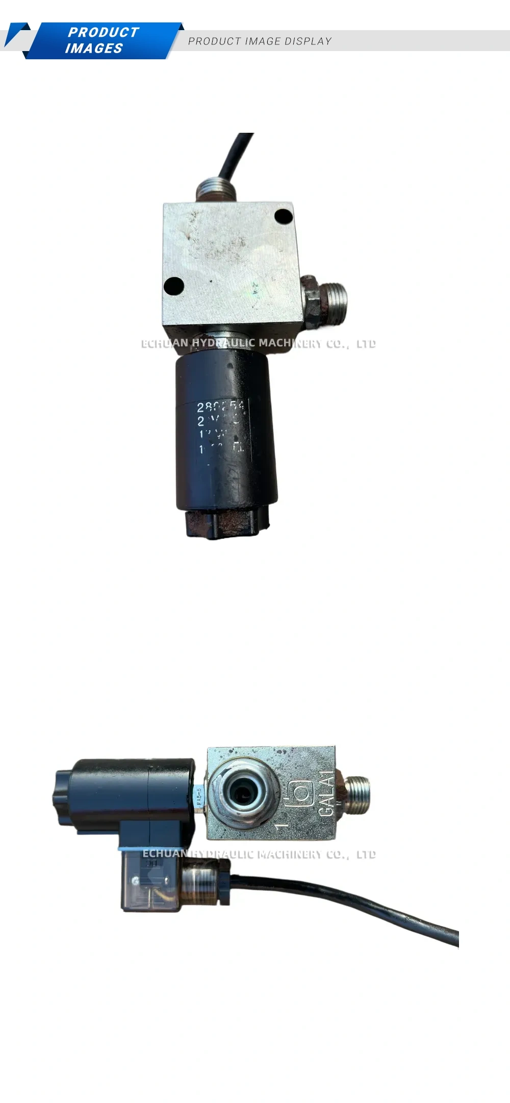 Bucher WR22G-EA5-5 / 280254 Hydraulic Solenoid Directional Valve Description