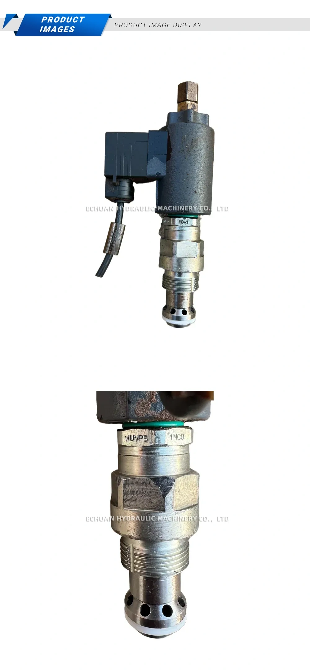 Bucher WUVPB-1MCO Hydraulic Solenoid Valve Description