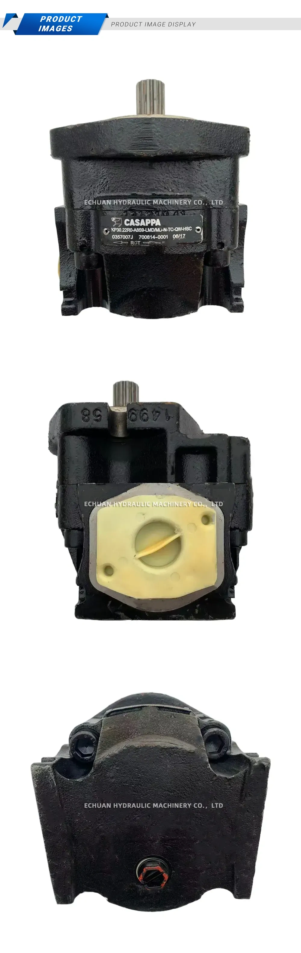 CASAPPA KP30.22R0-A8S9-LMD/MD-N-TC-QW-HSC Hydraulic Gear Pump Description