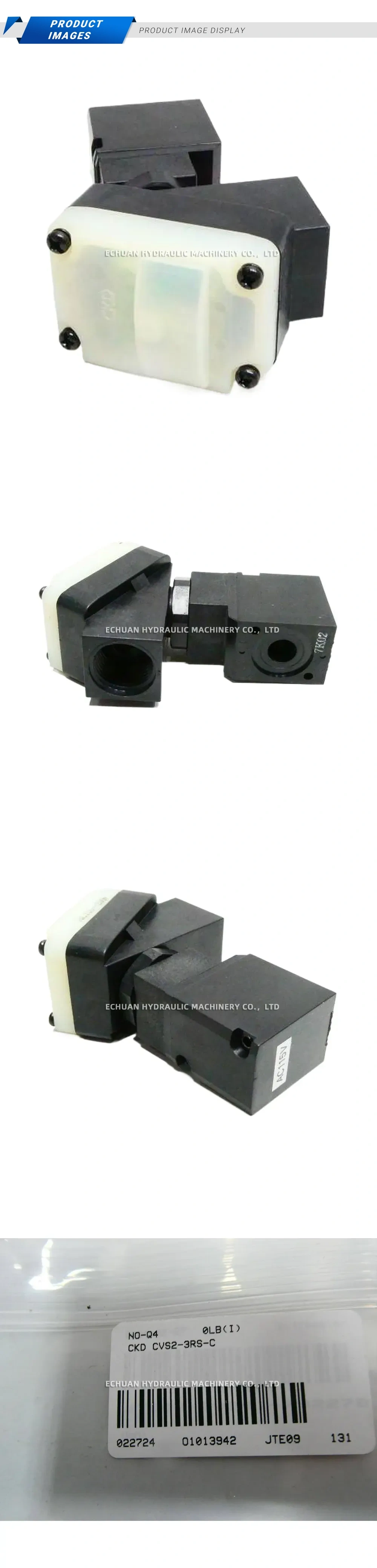 CKD CVS2-3RS-C Solenoid Valve Description