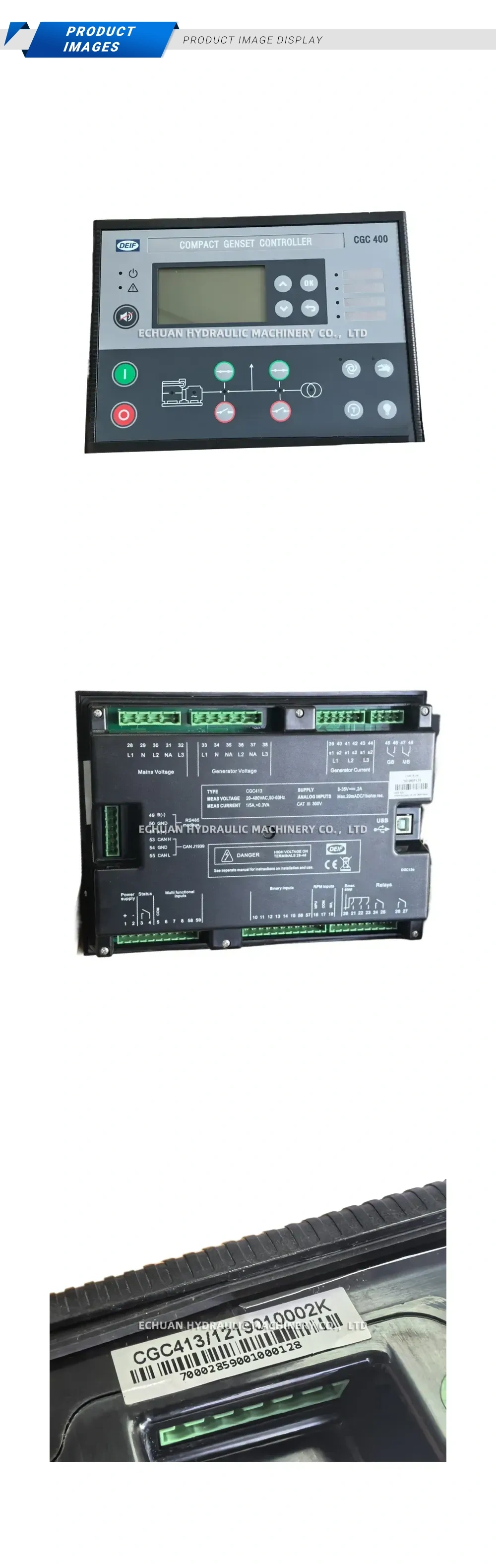 DEIF CGC413 Compact Genset Controller Description
