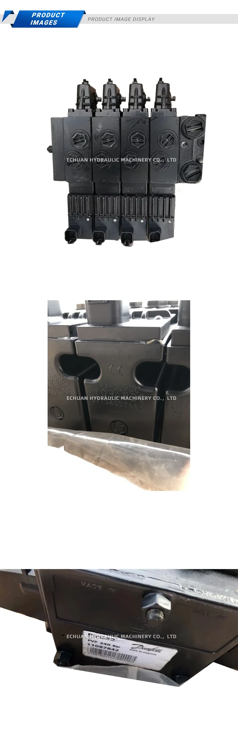 Danfoss PVC32 Hydraulic Directional Control Valve Manifold Description
