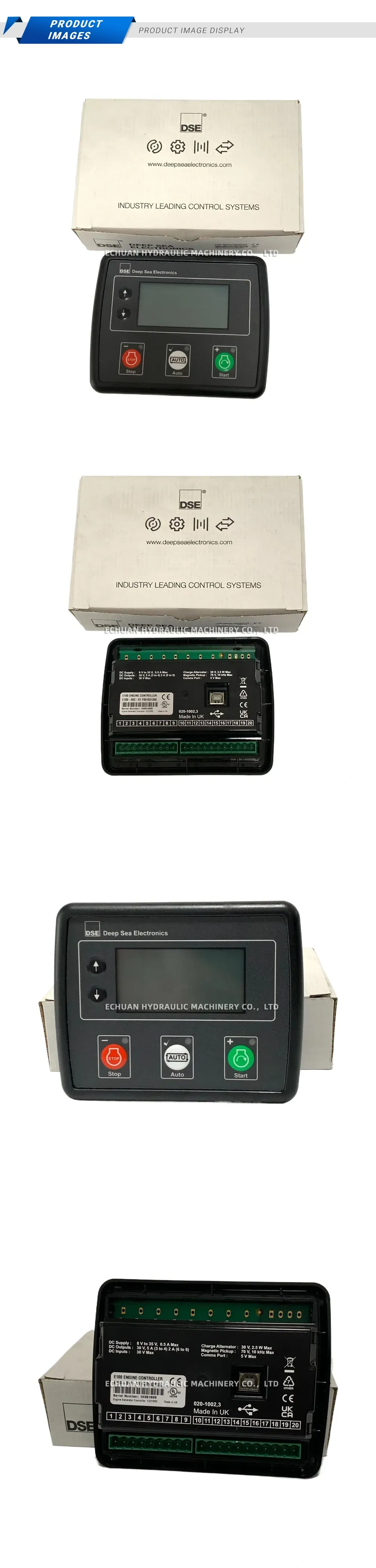 Deep Sea Electronics E100 Engine Controller Description