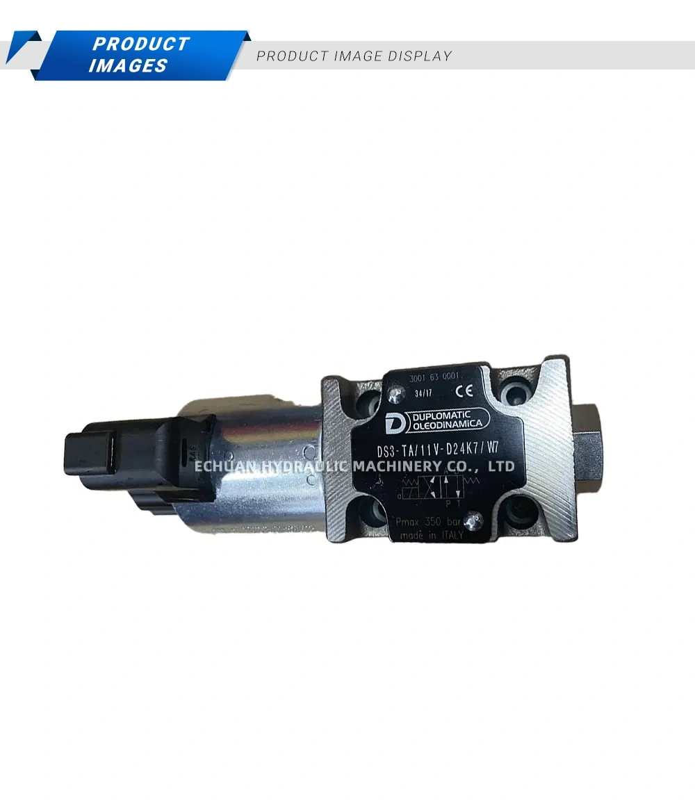 Duplomatic DS3-TA/11V-D24K7/W7 Hydraulic Solenoid Directional Control Valve Description