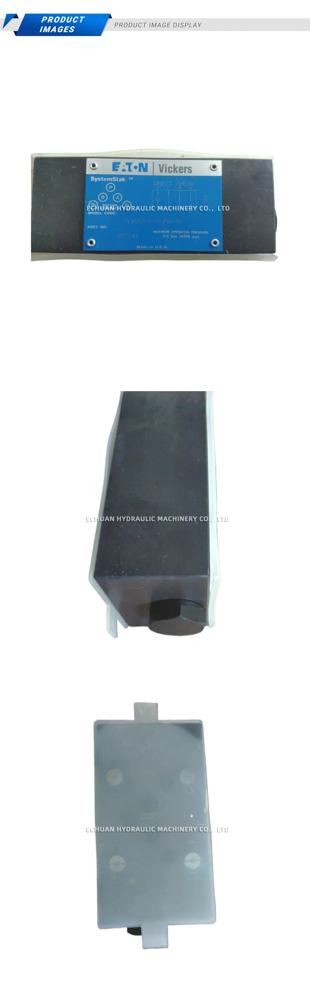 Eaton Vickers DCM02C-5-Y-PK-30 Hydraulic Direct Check Valve Description