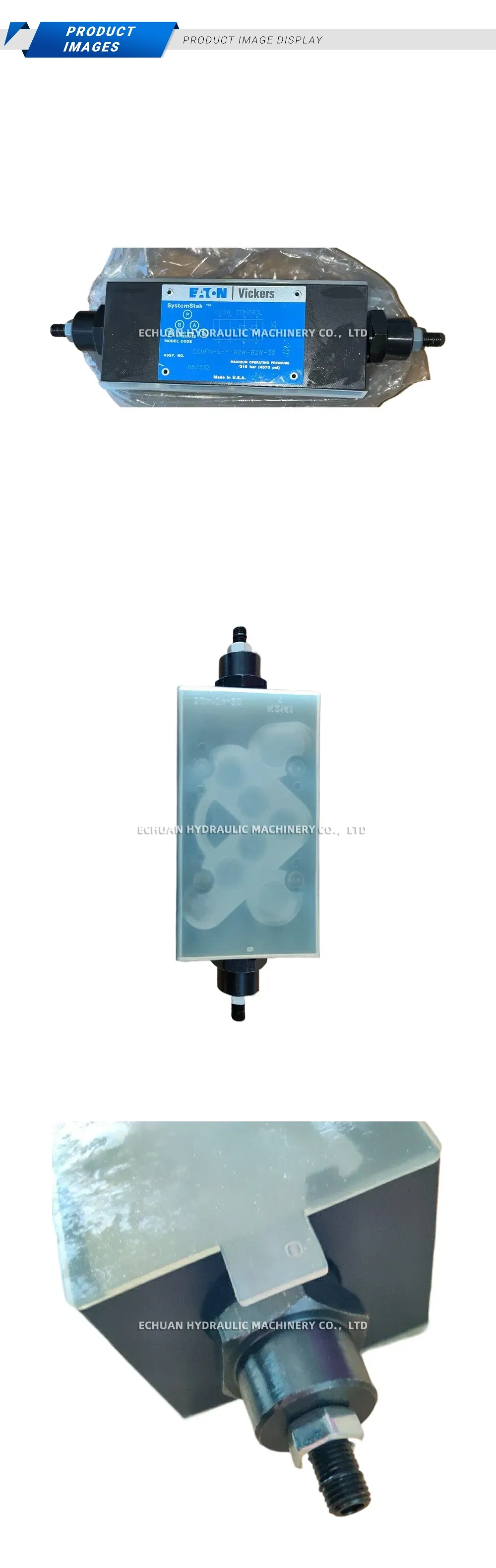 Eaton Vickers DGMRN-5-Y-A2W-B2W-30 Flow Control Valve Description