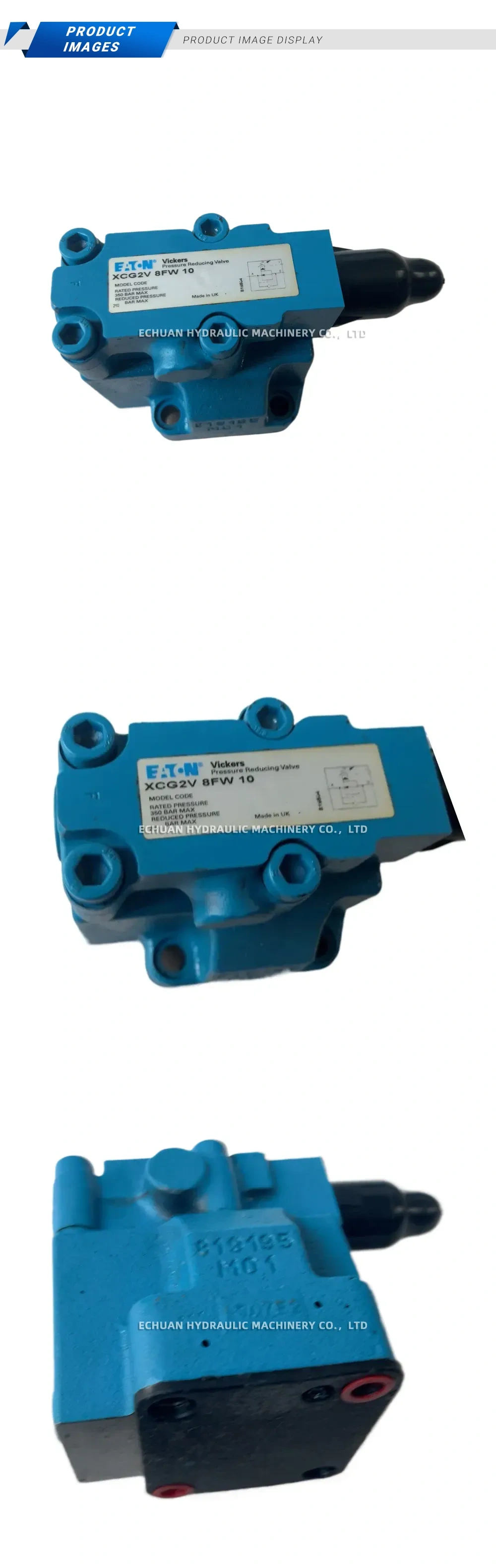 Eaton Vickers XCG2V 8FW 10 Pressure Reducing Valve Description