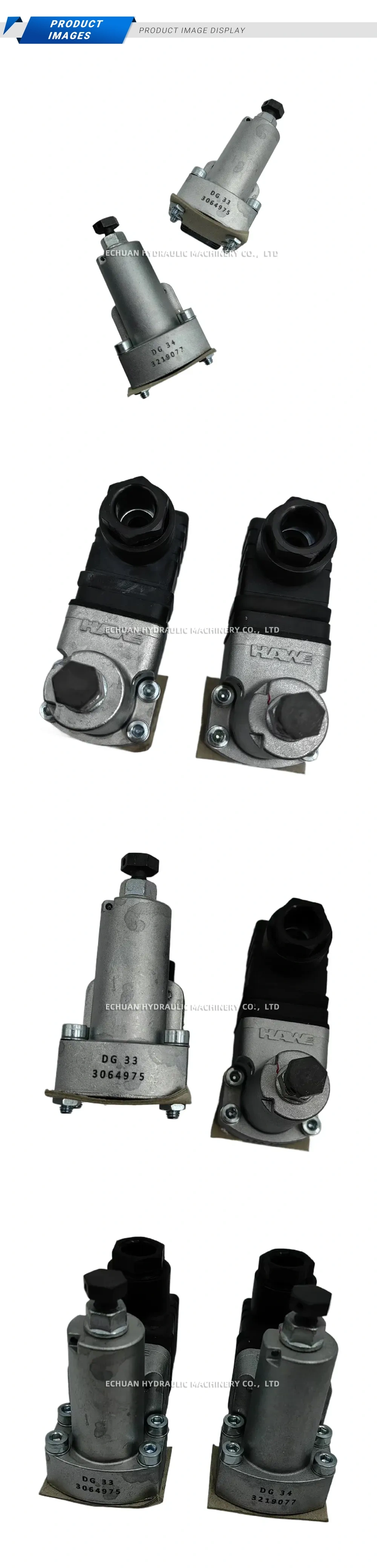 HAWE DG 33, DG 34 Hydraulic Pressure Switch Description