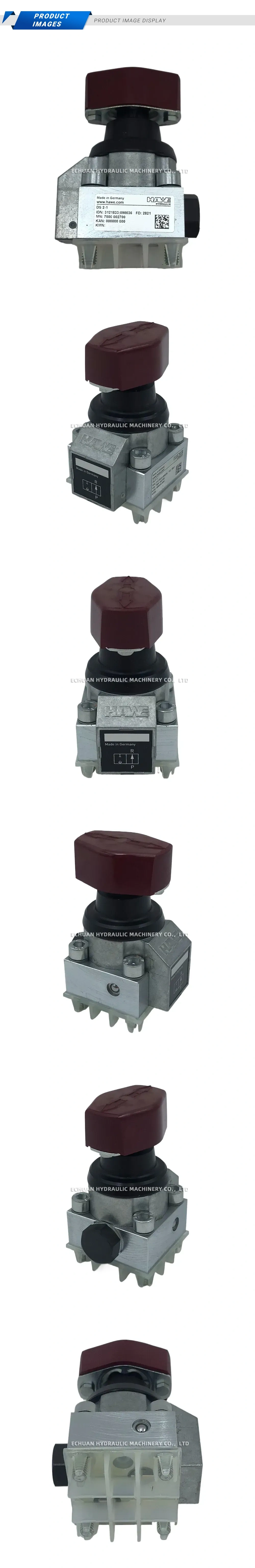 HAWE DS 2-1 Manual Hydraulic Directional Valve Description