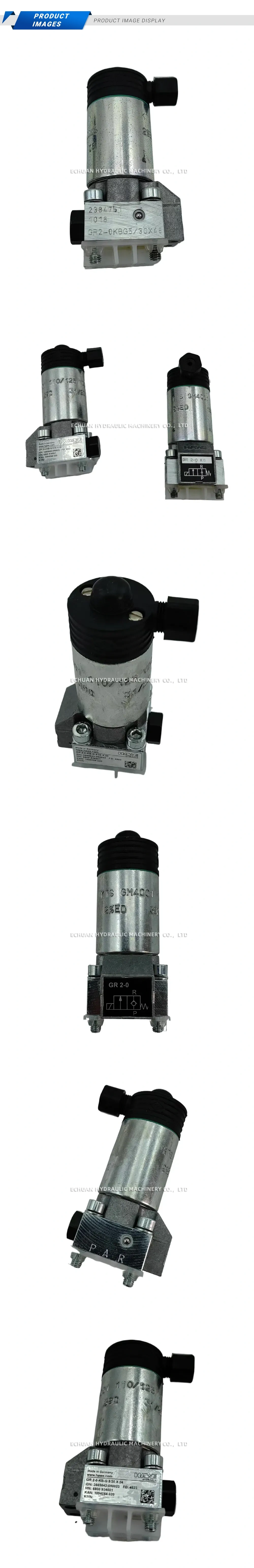 HAWE GR 2-0-KB-G 5/30 X 24 Solenoid Directional Seat Valve Description