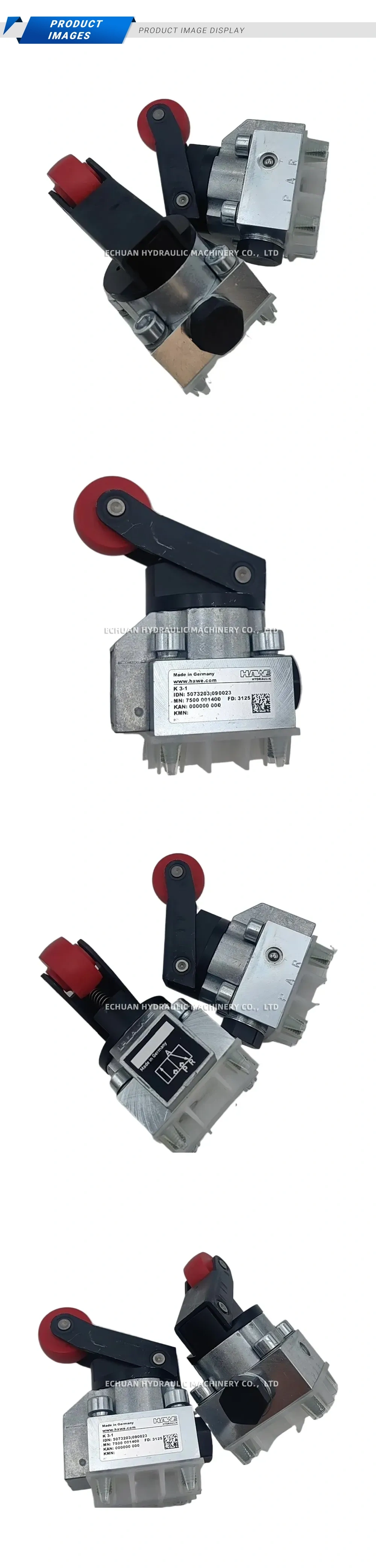 HAWE K 3-1 Hydraulic Directional Seat Valve Description