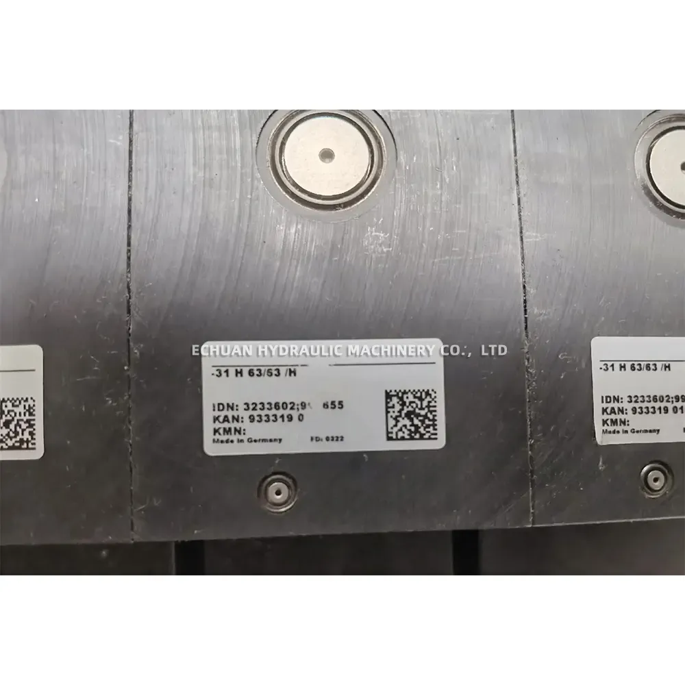 HAWE PSL 51/170-3 -31 H 63/63 /H -31 H 63/63 /H -31 H 63/63 /H -E 1 Hydraulic Proportional Multi-way Valve (Load Sensing Sectional Valve)