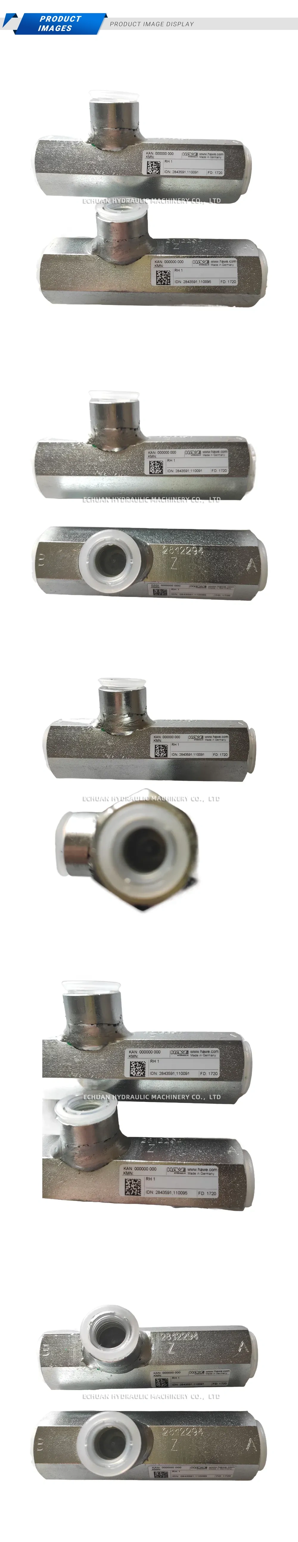 HAWE RH 1 Hydraulic Check Valve Description