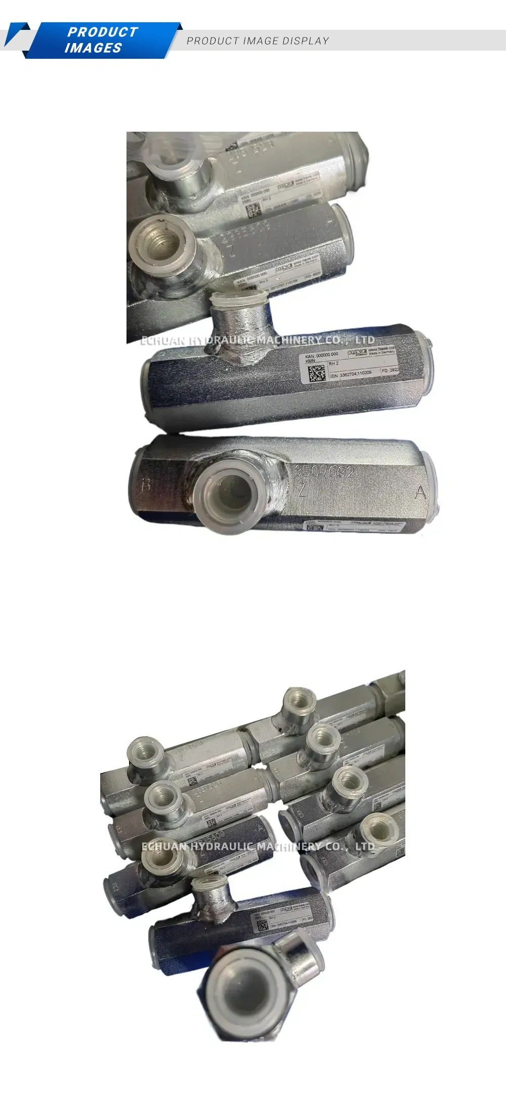 HAWE RH 2 Hydraulic Check Valve Description