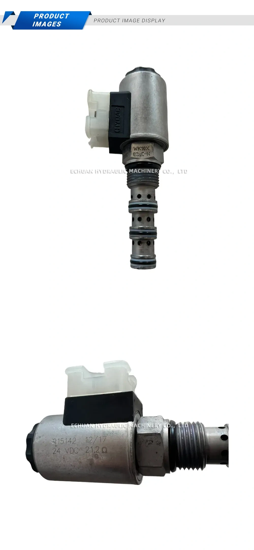 HYDAC WK10X Hydraulic Solenoid Valve Cartridge Description