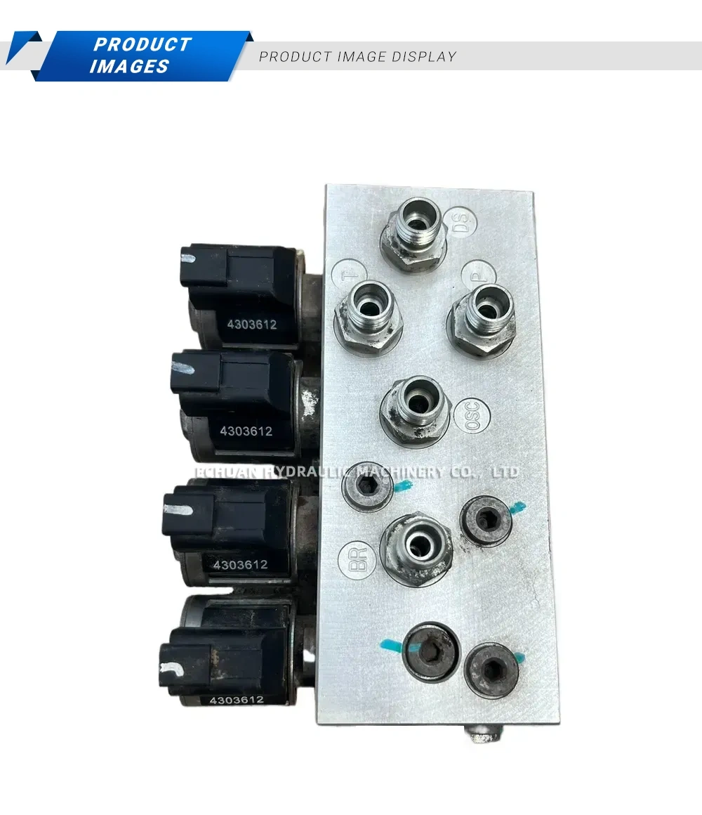 HYDRAFORCE 4303612 Hydraulic Solenoid Valve Manifold with Coils Description