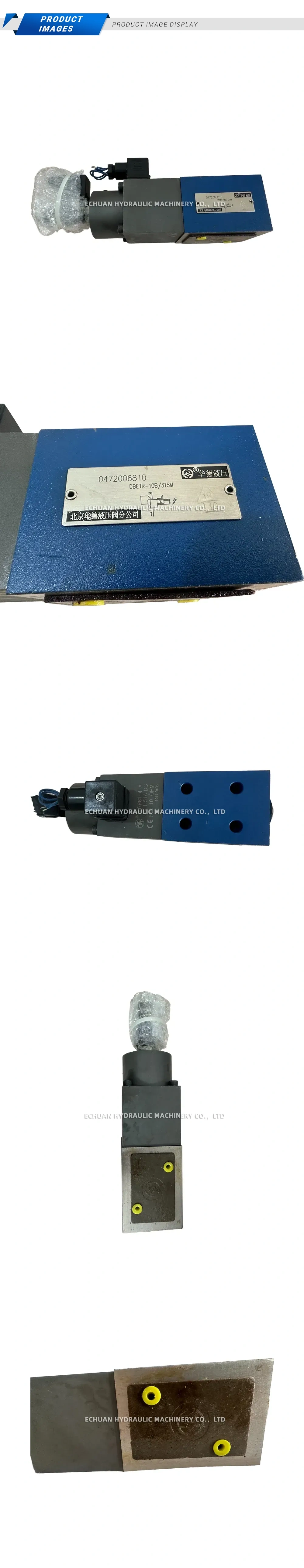 Huade DBETR-10B/315M Proportional Pressure Relief Valve Description