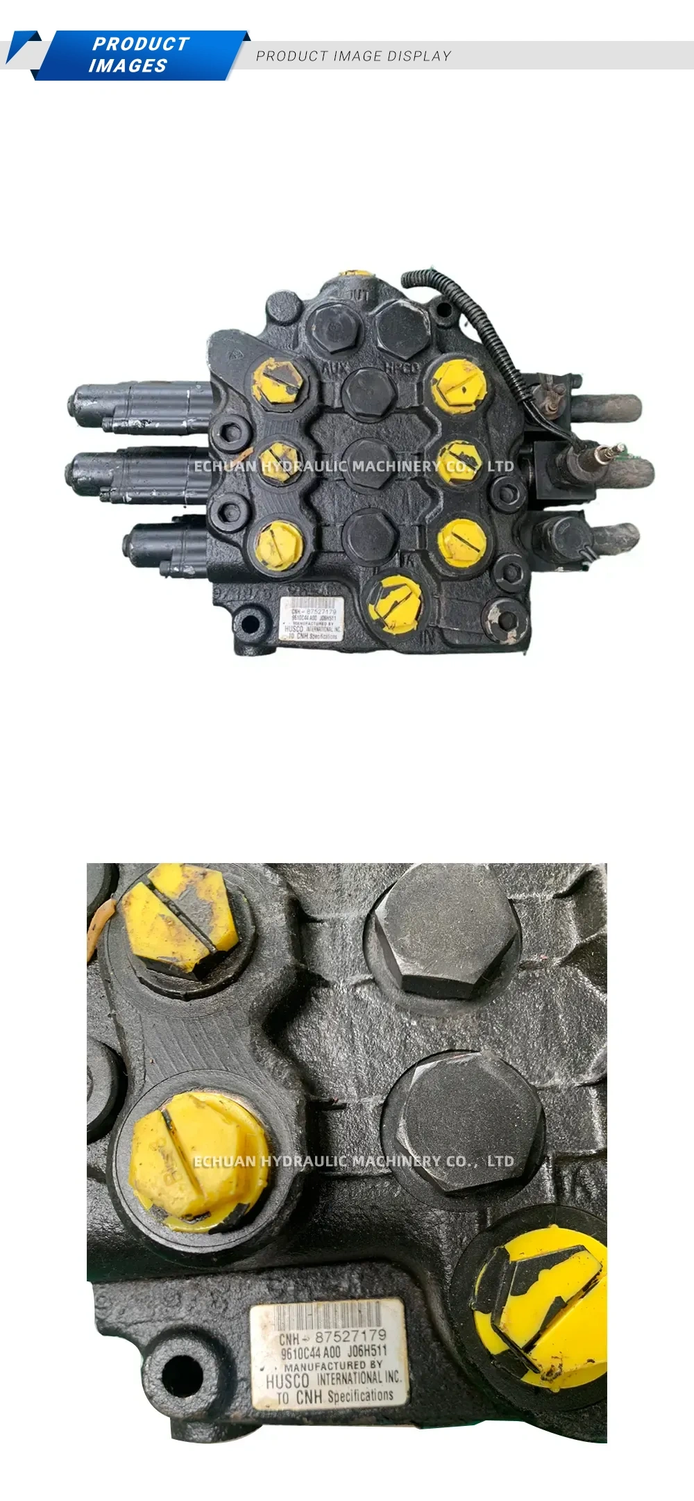 Husco 87527179 Hydraulic Control Valve Description