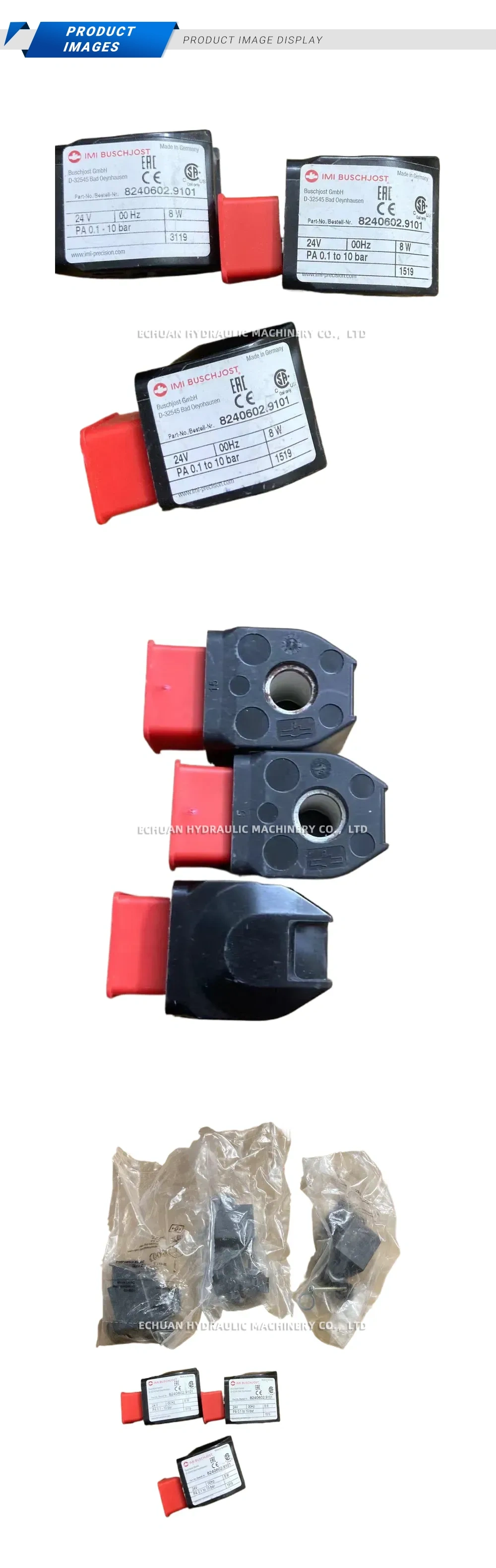 IMI Buschjost 8240602.9101 Solenoid Coil Description