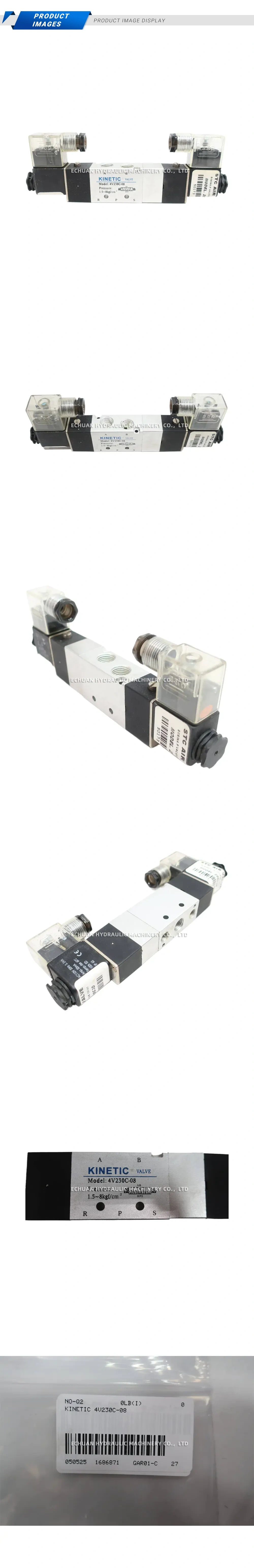 KINETIC 4V230C-08 Pneumatic Solenoid Valve Description