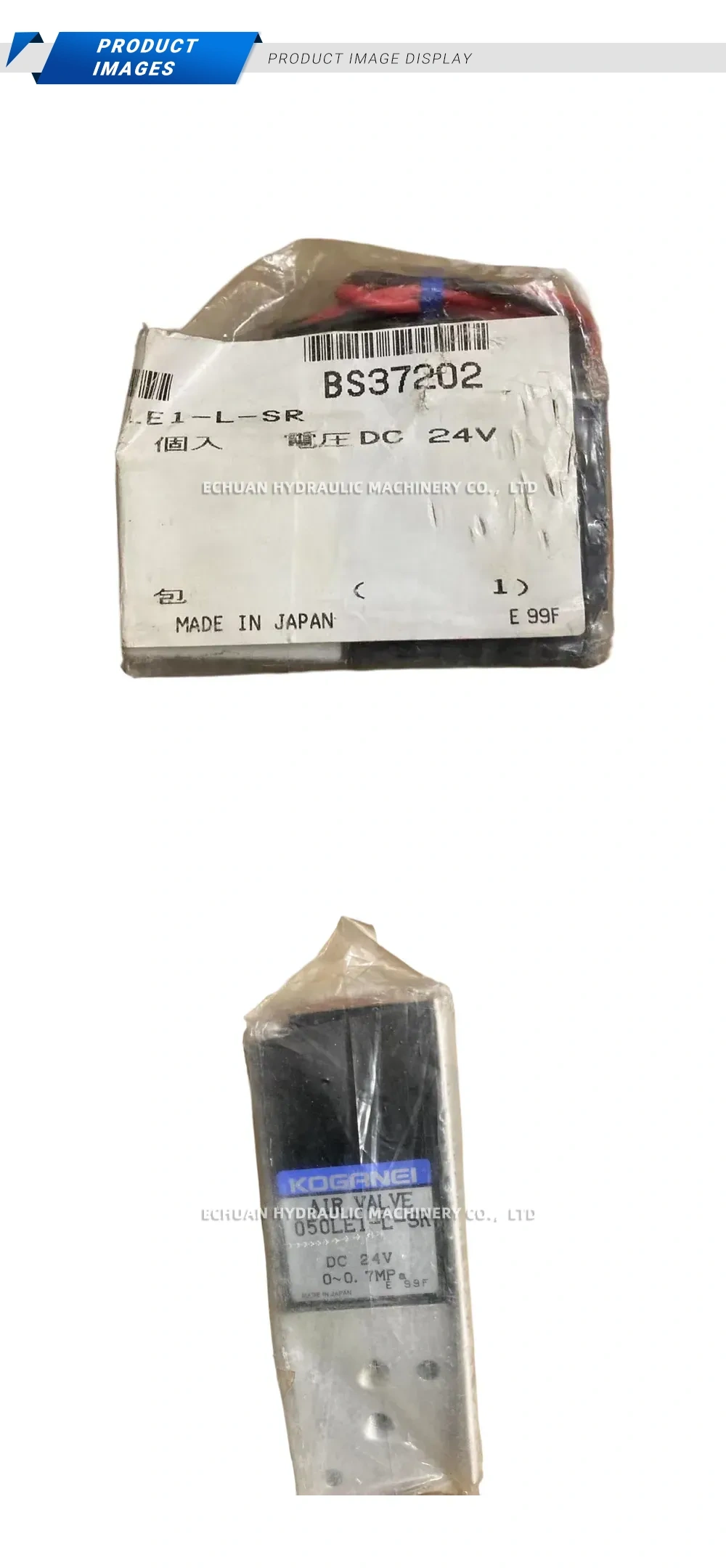 KOGANEI 050LE1-L-SR Solenoid Air Valve Description