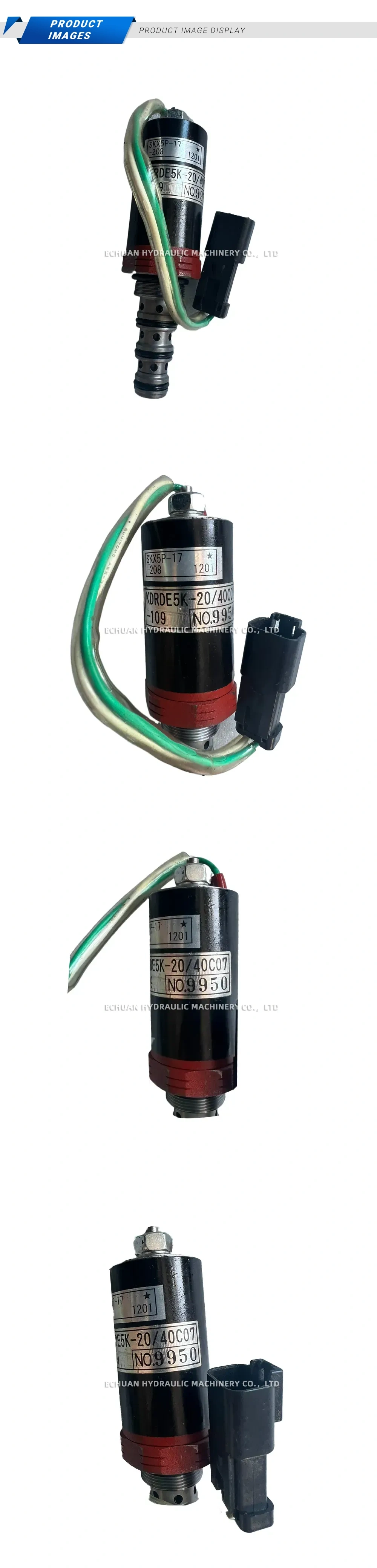 KORDE5K-20/40C07 Proportional Solenoid Valve Assembly Description