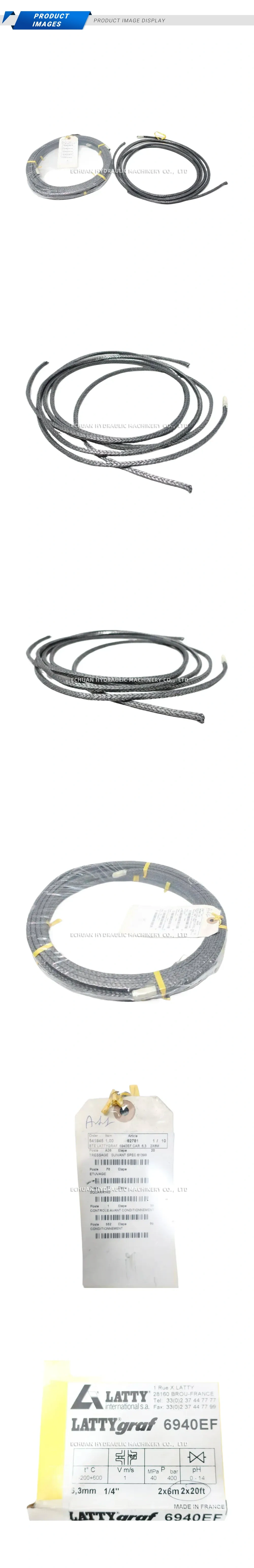 LATTY 6940EF Graphite Braided Packing Description