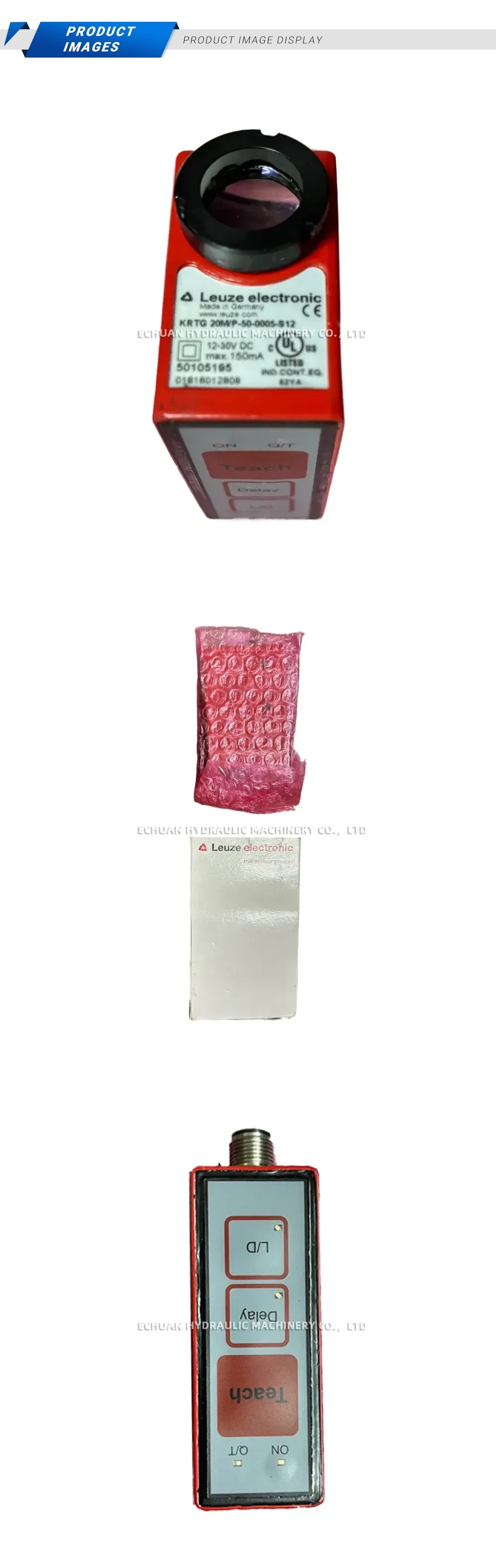 Leuze KRTG 20M/P50-0005-S12 Contrast Sensor (Photoelectric Sensor) Description